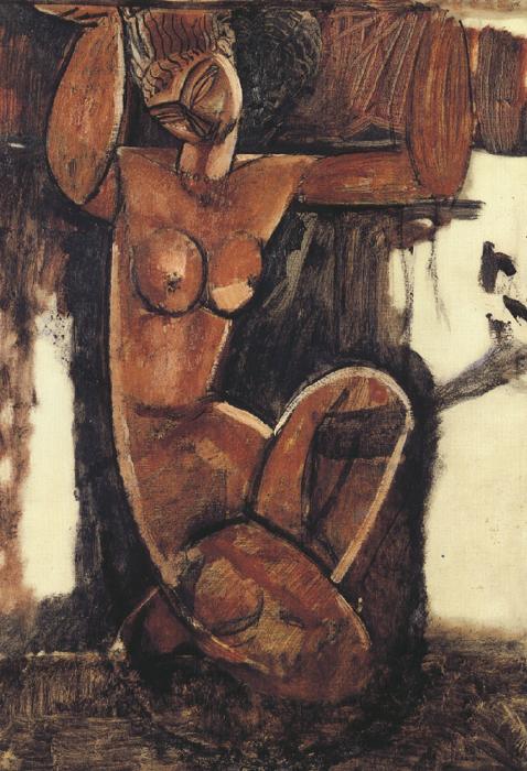 Amedeo Modigliani Caryatid (mk39) oil painting picture